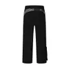 High Street Fashion Brand Asymmetric Line Design Circle Decoration Straight Tube Loose Relaxed Sports Pants9bed