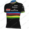 Cycling Jersey Sets Soudal Quick Step Cycling Jersey Set Men World Champion Cycling Clothing Remco Evenepoel Road Bike Shirts Suit MTB Maillot 230919