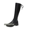 Boots Leisure Low Heel Overtheknee Boot Elegant Thin Leg Thigh High Shoes Long for Women Round Toe Platform Autumn 230920