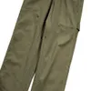 High Street Fashion Marke Vibe Style Straight Barrel Holzhose aus Old Army Green Casual Jeanscpml