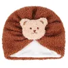 Lamsvacht dikker warme muts voor pasgeboren haaraccessoires pasgeboren pluche beer cartoon muts baby baby warmer motorkap cap