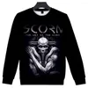 Мужские толстовки Scorn Game Merch с круглым вырезом, осенне-зимняя мужская/женская повседневная круглая толстовка