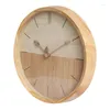 Wall Clocks Nordic Simple Clock Art Slient Aesthetic Stylish Wooden Round Fancy Beautiful Creative Reloj De Pared Home Decor