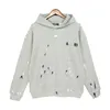 Men's Hoodies Splatted Ink Hole Men's and Women's Hooded Pullover Sweater