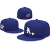 2023 nieuwe pet Designer Passende hoeden Platte balhoed all team Logo Snapbacks hoed Borduursel Verstelbare voetbal Fit Caps Sportmaat 7-8 flex cap D-12