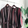 Japanse Stijl Traditionele Kimono Chinese Road Robe Oversize Jas Paar Strand Shirt Casual Shirts voor heren2697