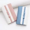 Wallets Bow PU Leather Women's Purse Large Capacity Clutch Bag Multi-card Slot Magnetic Buckle Zipper Fashion Wallet