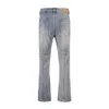 High Street Trendy Vibe-stijl gespontwerp met lijnstiksels Rechte buis Micro-hoorn Jeansx1yp