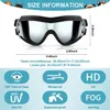 Hundebekleidung, Sonnenbrille und Haustierhelm, Set, Staub, Wind, UV-Schutz, Brille, verstellbar, Motorrad, 230919