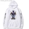 Men's Hoodies Sweatshirts Hot Sale Japanese Anime Hoodie JOJO's Bizarre Adventure Killer Queen Print Pullovers Tops Fashion Unisex Long Sleeves SweatshirtL230920