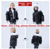 Down Coat Black Winter Jacka Parka For Boys Winter Coat 90% Down Girls Jackets Barnkläder Snow Wear Kids Ytterkläder Boy Clothes 230919