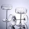 Wine Glasses Europe Flat Classic Cocktail Glass Lead Free Crystal Crosscut Dried Martini Cup Margaret Goblet