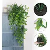 Decorative Flowers YOUZI Artificial Hanging Plants Small Fake Potted For Indoor Outdoor Shelf Wall Decor