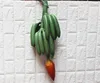 Altre forniture per feste per eventi 70 cm Simulazione Mazzo di banane Plastica artificiale Frutta Piantaggine Verde maturo Decorazione finta Modello 230919