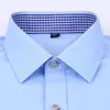 French Cufflinks Shirts For Men Casual Slim Fit Shirt Long Sleeve Button Up Mens Dress Street Wear Men's313t