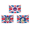 150cm X 90cm Platinum Jubilee Of Elizabeth II Flag Banner 70th Anniversary 2022 Union Jack Flag For Street Party Souvenir316G