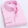 Camisas masculinas brancas de manga curta respirável e confortável camisa verão escritório trabalho terno profissional