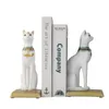 Toalettpappershållare Vintage Creative Egyptian Cat Book Ryggrest Ornament Vinskåp Hart Hantverk vardagsrumsdekoration 230919