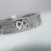 Band Rings Designer Ring Luxury Rings for Men Women Neutral Sterling Silver täckt av trasiga diamanter som är lämpliga för att ta och ge gåvor på din egen x0920