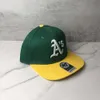 47brand – chapeau de Baseball de haute qualité, lettre minimaliste d'équipe brodée à bord plat, étiquette de mode