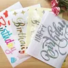 Party Decoration Happy Birthday Balloon Sticker Bobo Stickers PVC Letter Decals Wedding Decorations 230920