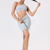 wholesale of popular sweat-wicking and moisture absorbing soft shoulder straps, long sleeved bras, short sleeved pants, yoga sets for foreign trade (AB239)