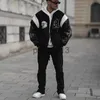 Kurtki męskie haftowane kurtki baseballowe Kurtki baseballowe swobodna obrońca kurtka odzieży wierzchnia mężczyźni kobiety Hip Hop Streetwear MG220228 x0920