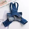 Hundkläder denim hund jumpsuit husdjur kläder för hundar kappa jacka jean hund kläder franska bulldog kläder för små hundar chihuahua Yorkshire 230919