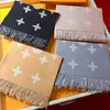 Winter scarf Classic Designer Cashmere Warm Scarf Mens Womens Winter Large Monogrammed Shawl size 184cm*34cm