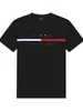 tommy luxe à manches courtes haut de gamme ras du cou lâche imprimé décontracté t-shirt à manches courtes été designer t-shirt étiquette originale top qualité hommes coton t-shirt