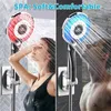 LED Shower Head Digital Temperature Control Shower Sprayer 3 Spraying Mode Water Saving Shower Filter Bathroom Accessories