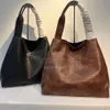 sacca designer miumius sacchetto tote in pelle borsa nuova spalla grande borsa di grande capacità hobo buoni