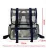 バックパック透明なPVCトラベルアウトドア防水スポーツバッグ大容量ハイキングバックパックドライウェット分離バッグY52A