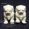 Decorative Objects Figurines Chinese style Ruyi lion lucky small modelResin hand-carvedForbidden City MascotHome Decor Accessories a pair 230920