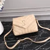 10A, bolsos de diseñador superior, bolso de hombro, bolso cuadrado pequeño para mujer, cartera con patrón en V, bolso cruzado acolchado alto, bolso para teléfono móvil de 20CM