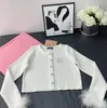 23mm sweet sweaters womens long sleeve O-Neck designer sweater women knitted sweater cardigan