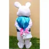 Halloween lapin blanc mascotte costume simulation dessin animé thème personnage adultes taille Noël publicité extérieure tenue Su289Q