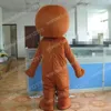 Performance gingerbread Man Mascot Costumes Carnival Hallowen Gifts Unisex Adults Fancy Games Outfit Holiday Outdoor Advertising Outfit Suit
