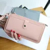 Wallets Multifunctional Fashion Women's Wallet 2023 PU Leather Long Multi-card Position Clutch Buckle Zipper Student