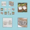 Smyckesinställningar 15st Sier Tone Picture Frame Charm H3395 Drop Delivery DHGARDEN OTH9Q