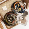 2023 Winter New Fashion Camellia Imitated Cashmere Scarf Female Thick Soft Long Shawl Outside Keep Warm Scarf for Lady