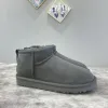 2023Stivali da neve Stivali firmati Scarpe Pantofole Scarpe triple Inverno Nero Blu navy Rosa Fiocco Caviglia Ginocchio Stivaletti Bailey Pelliccia sulla pelle