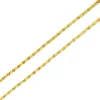 Chains 16-30inches Wholesale Beautiful Fashion Elegant Gold Color Chain Pretty For MEN Women Necklace Jewelry Wedding Party Gift