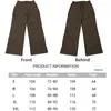 Pantaloni da uomo moda coreana pantaloni cargo larghi casual da uomo streetwear pantaloni vintage larghi