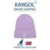 KANGOL KANGAROO COARSE 니트 한국 가을과 겨울 커플 캐주얼 다용도 따뜻한 양모 콜드 모자