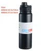 Su Şişeleri 600ml 800ml Dış Mekan Termos Taşınabilir Su Isıtıcı Şişe Çay Filtresi ile 304 Paslanmaz Çelik Termal Kupa Sızıntı Kanıtı Flask Sports 230919