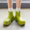 Buty deszczowe marka butów deszczowych gumowe panie spacery bez poślizgu zdejmowane wodoodporne kostki swobodny gruby dolny but martin s 230920