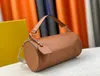 2023 Men designer bags Soft Polochon shoulder bag top quality cylindrical crossbody handbag luxury women canvas purse M46691