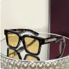 Sonnenbrille Jacques Marie Mag Belize für Damen, handgefertigt, klobiger Plattenrahmen, faltbare Brille, Luxus-Qualität, Designer-Herren, Saccoche Trapstar Dbk5