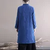 Женские тренчи Johnature, женские винтажные вельветовые пальто-стойки с длинными рукавами, плотная хлопковая одежда 2023, зимняя пуговица, свободные в китайском стиле